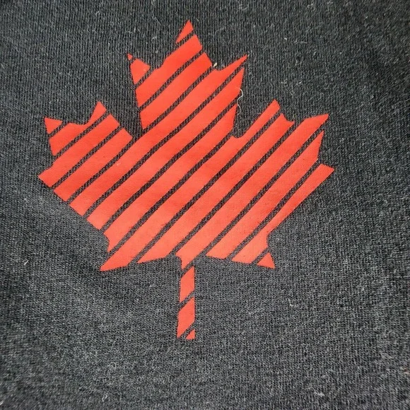 Team Canada Hudson's Bay Olympics Polo Golf Shirt Men's Size Small Black - Picture 3 of 9